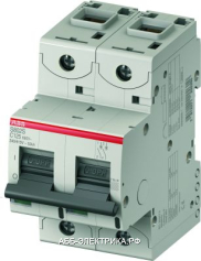 ABB S802C Автоматический выключатель 2P 125A (С) 25кА (3 мод.)
